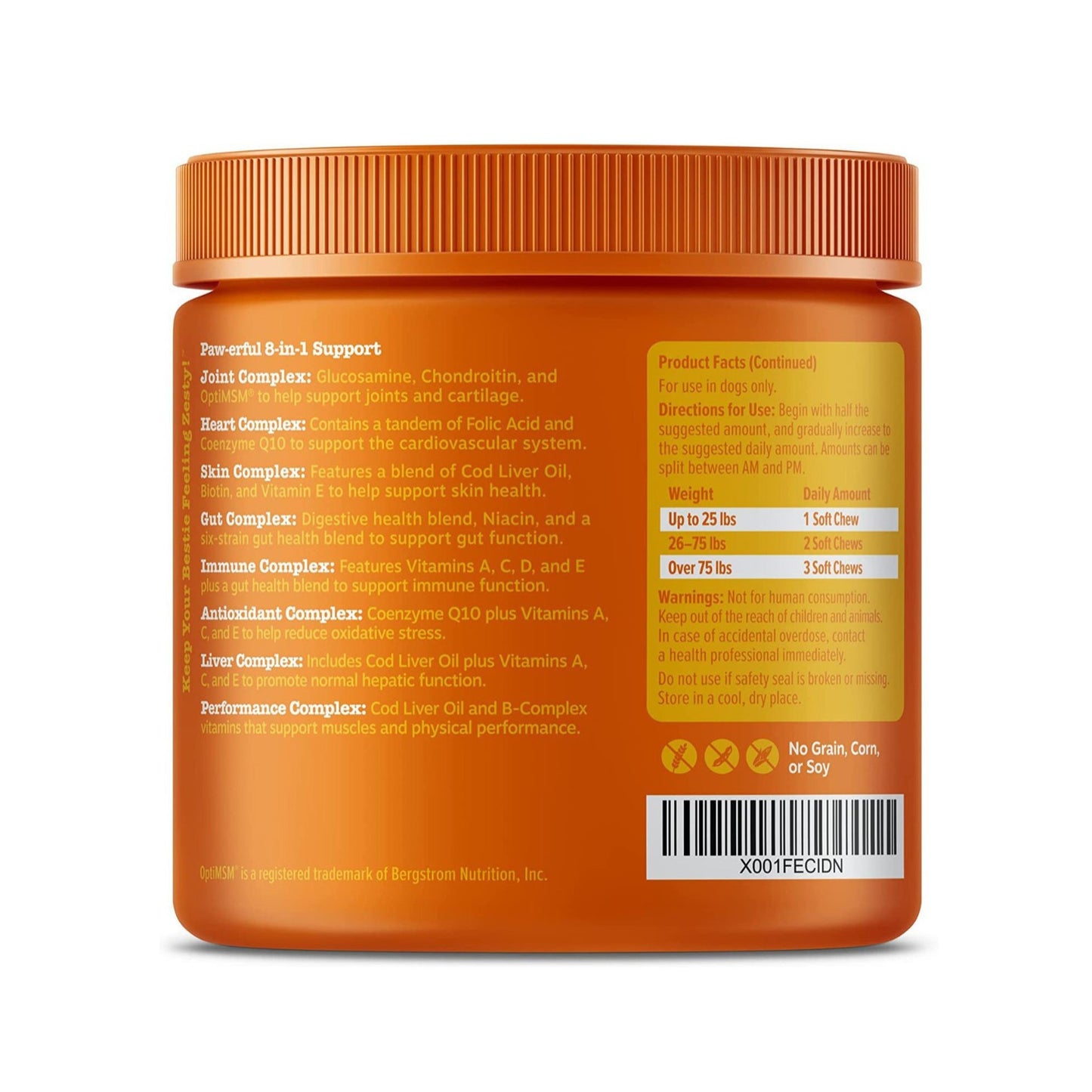 8 in 1 Multivitamin Supplement for Dogs