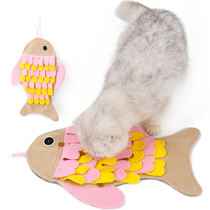 Fish-shaped Snuffle Mat