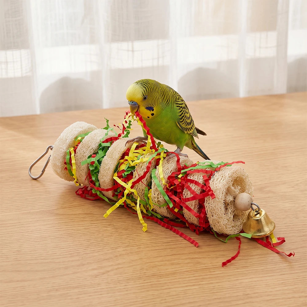 Loofah Bird Toy
