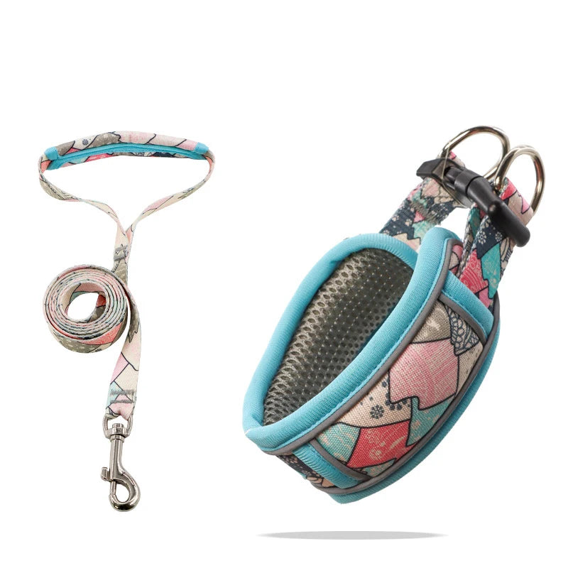 Patchwork Collar/Leash Set