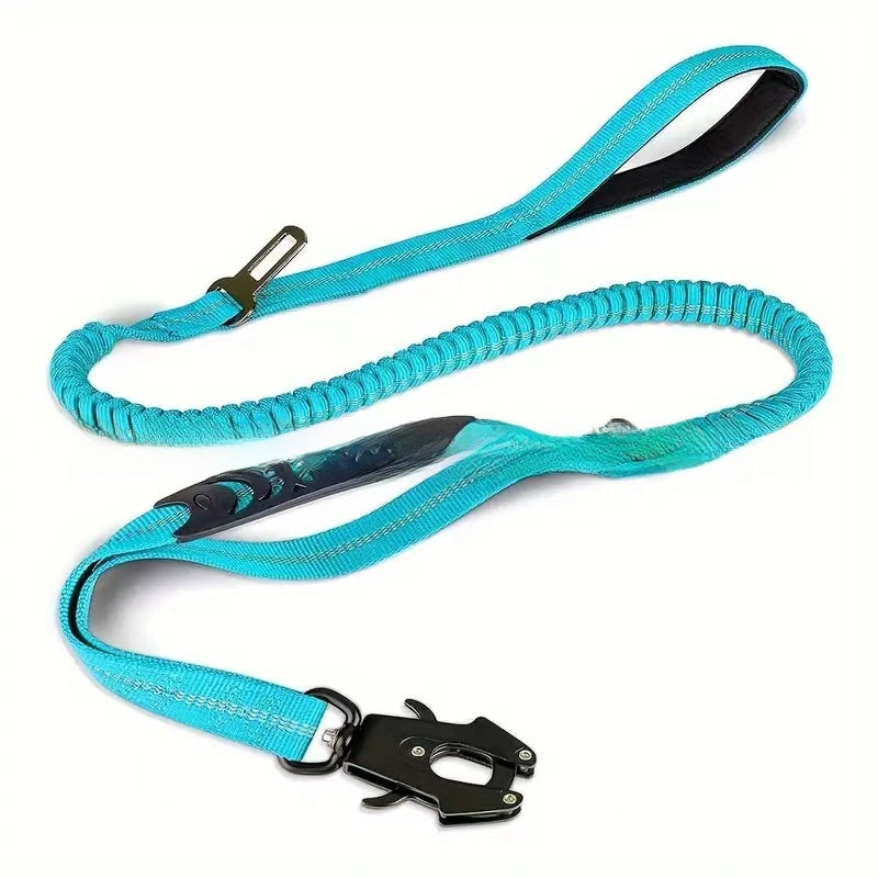 Dog Leash with Seat Belt Clip