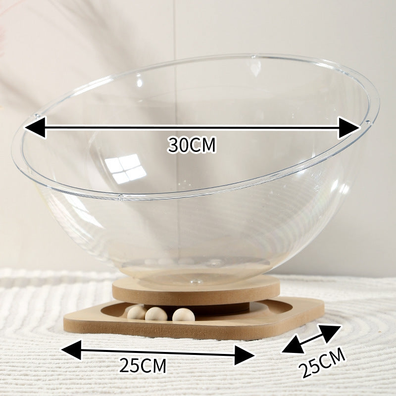Acrylic Cat Bowl Bed