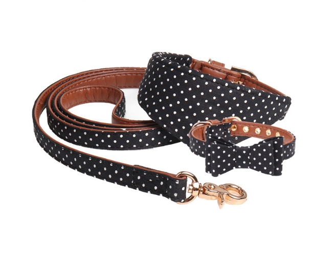 Bandanna/Bow Collar/Leash