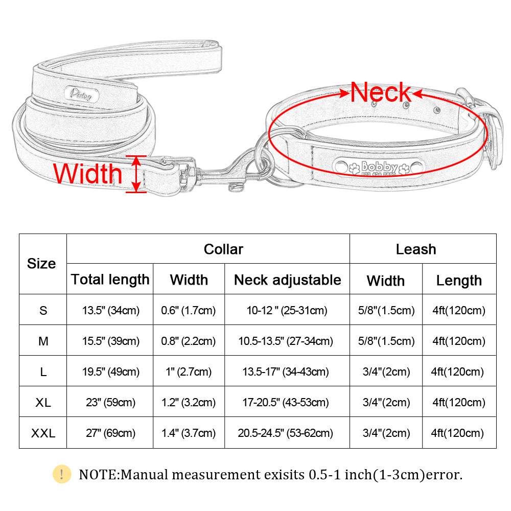 Personalized Leather Collar/Leash