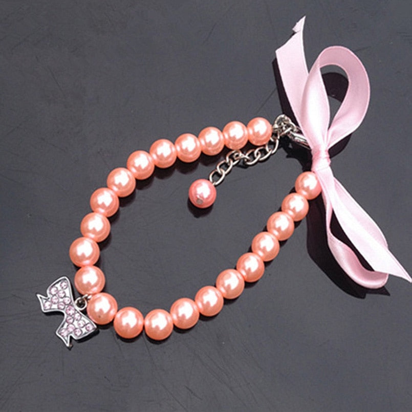Pearl Pet Necklace