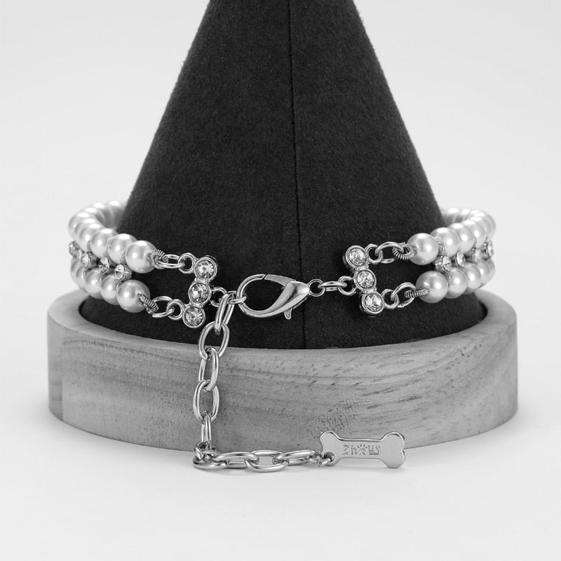 Pearl/Rhinestone Necklace