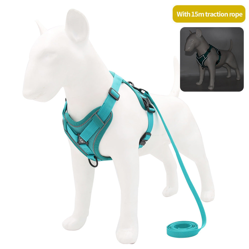 Reflective Y Front Harness/Leash Set