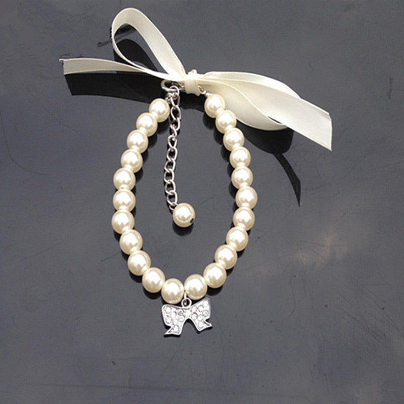 Pearl Pet Necklace