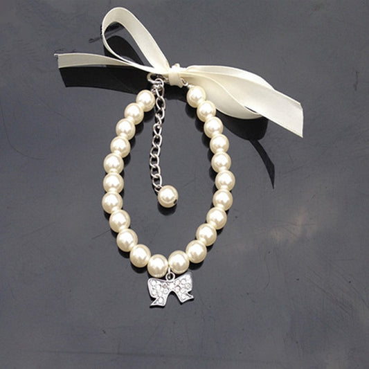 Pearl Pet Necklace