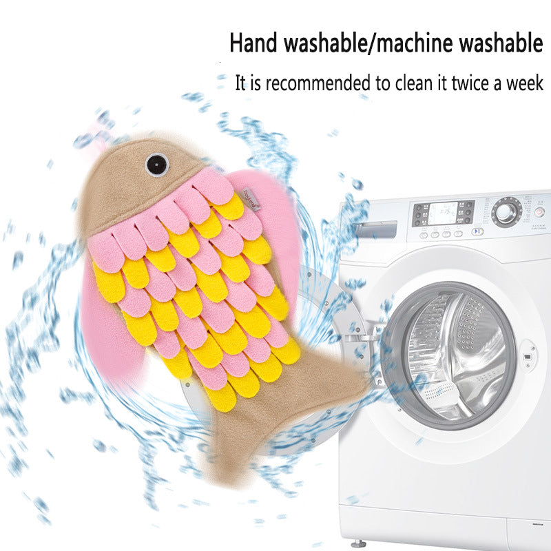 Fish-shaped Snuffle Mat