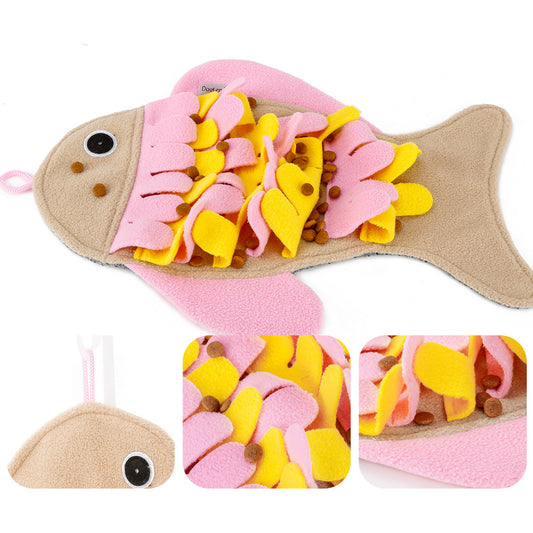 Fish-shaped Snuffle Mat