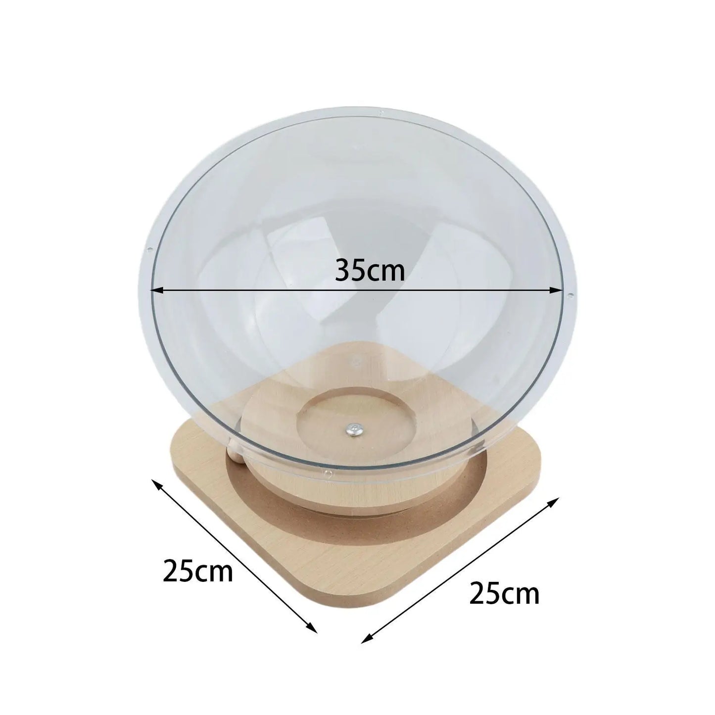 Acrylic Cat Bowl Bed