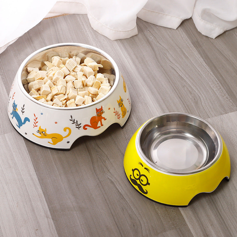 Melamine/Stainless Steel Food/Water Bowl