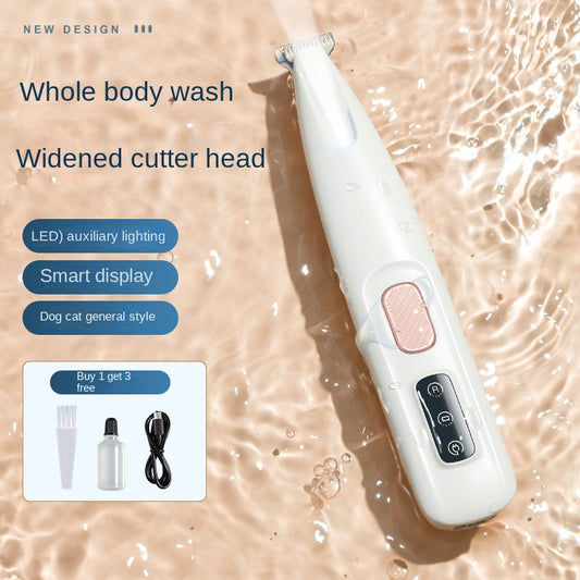 Dog/cat waterproof paw hair trimmer