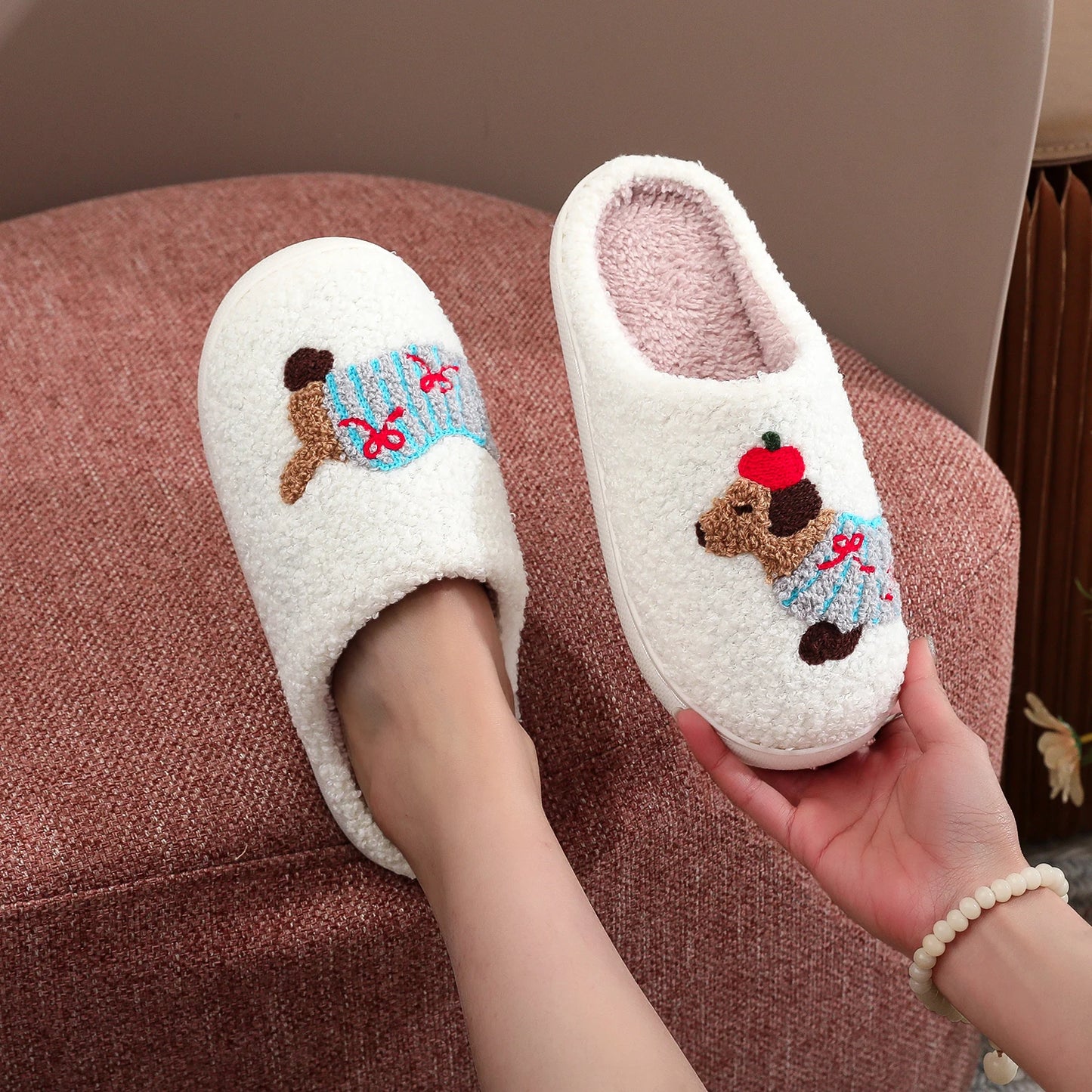 Dachshund Thick-Soled Slippers