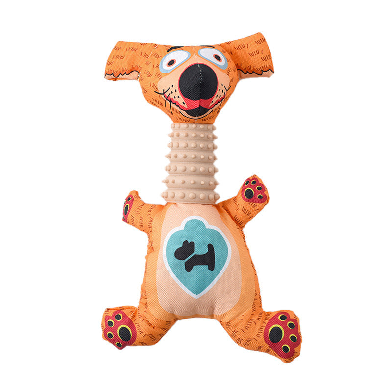 Squeaky Plush Toy with Teether