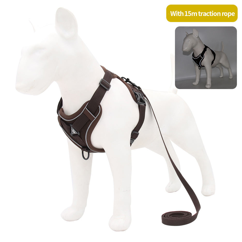 Reflective Y Front Harness/Leash Set