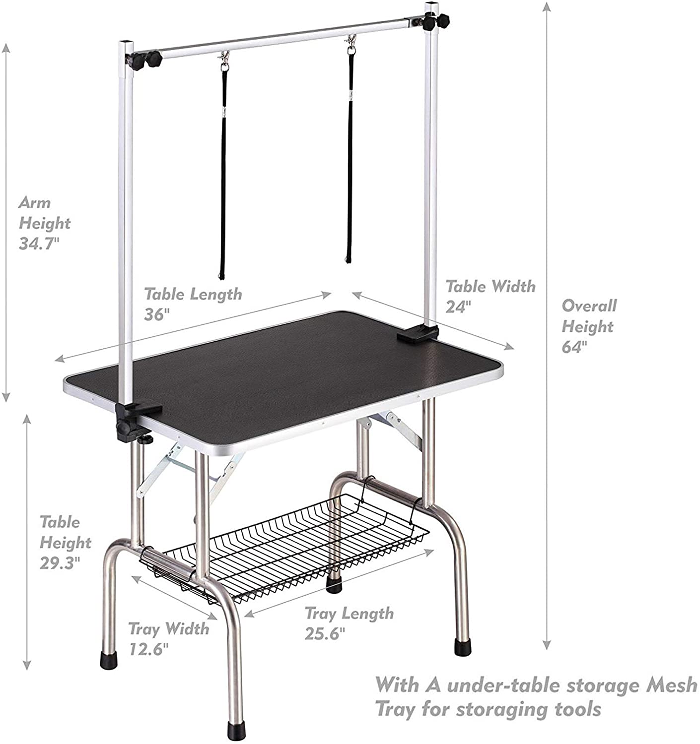 36" Grooming Table Heavy Duty