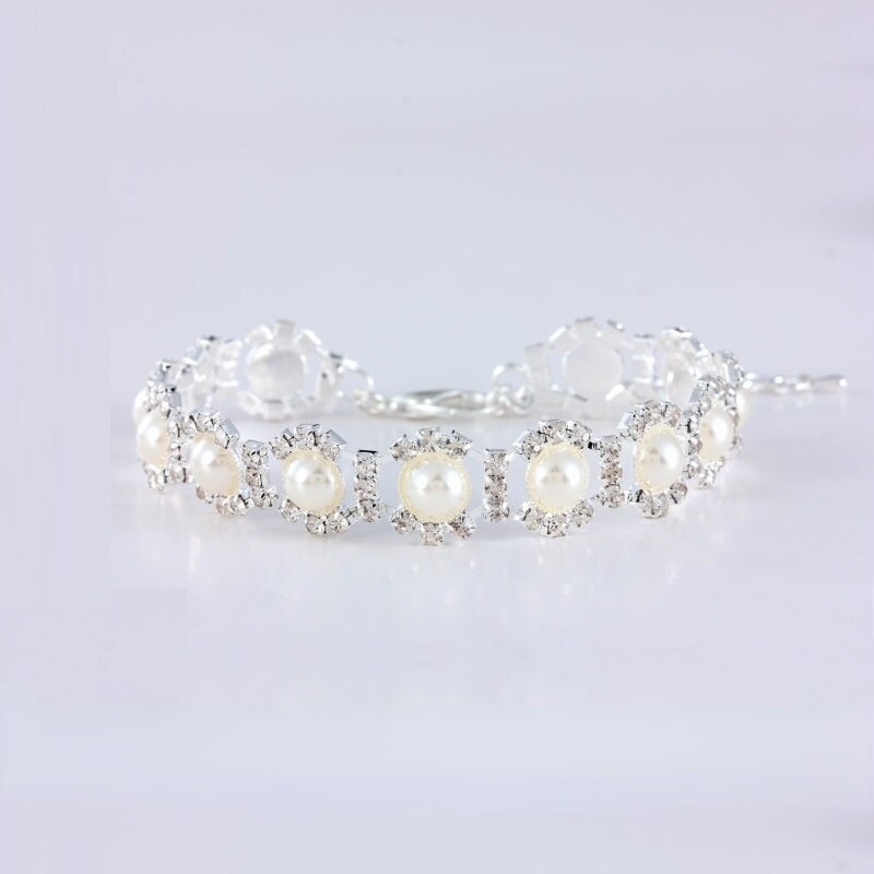 Pearl/Rhinestone Pet Necklace