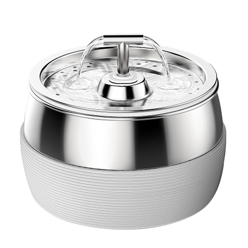 Stainless steel pet water fountain