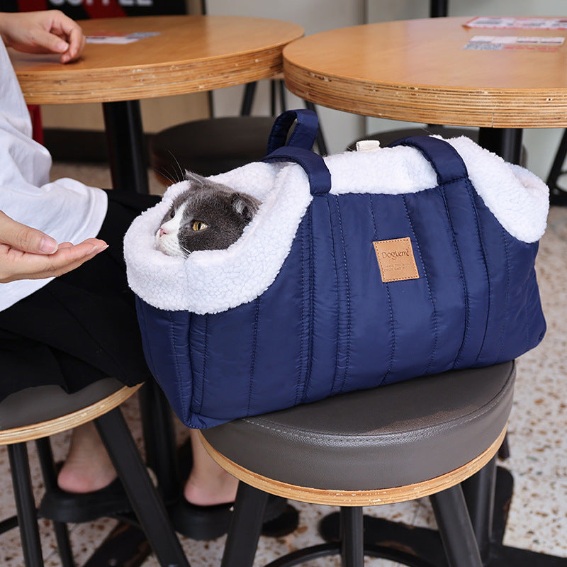 Winter Fleece Pet Carrier