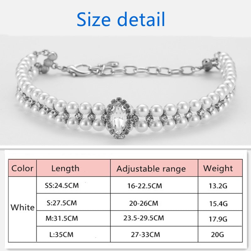 Pearl/Rhinestone Necklace