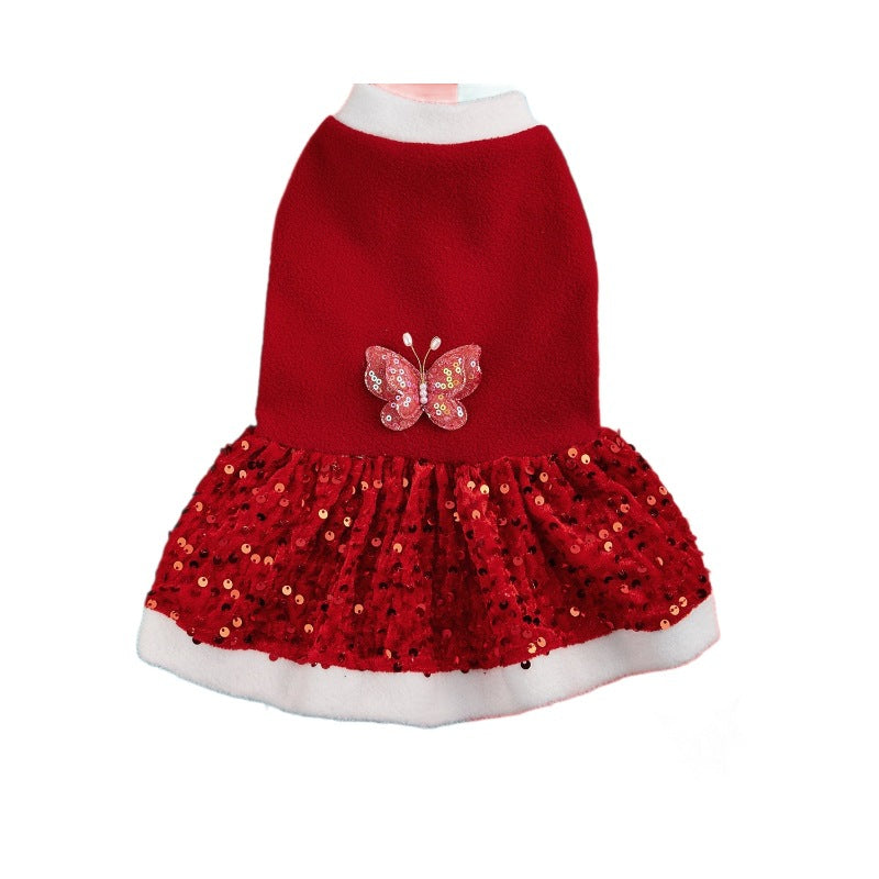 Christmas Butterfly Dress