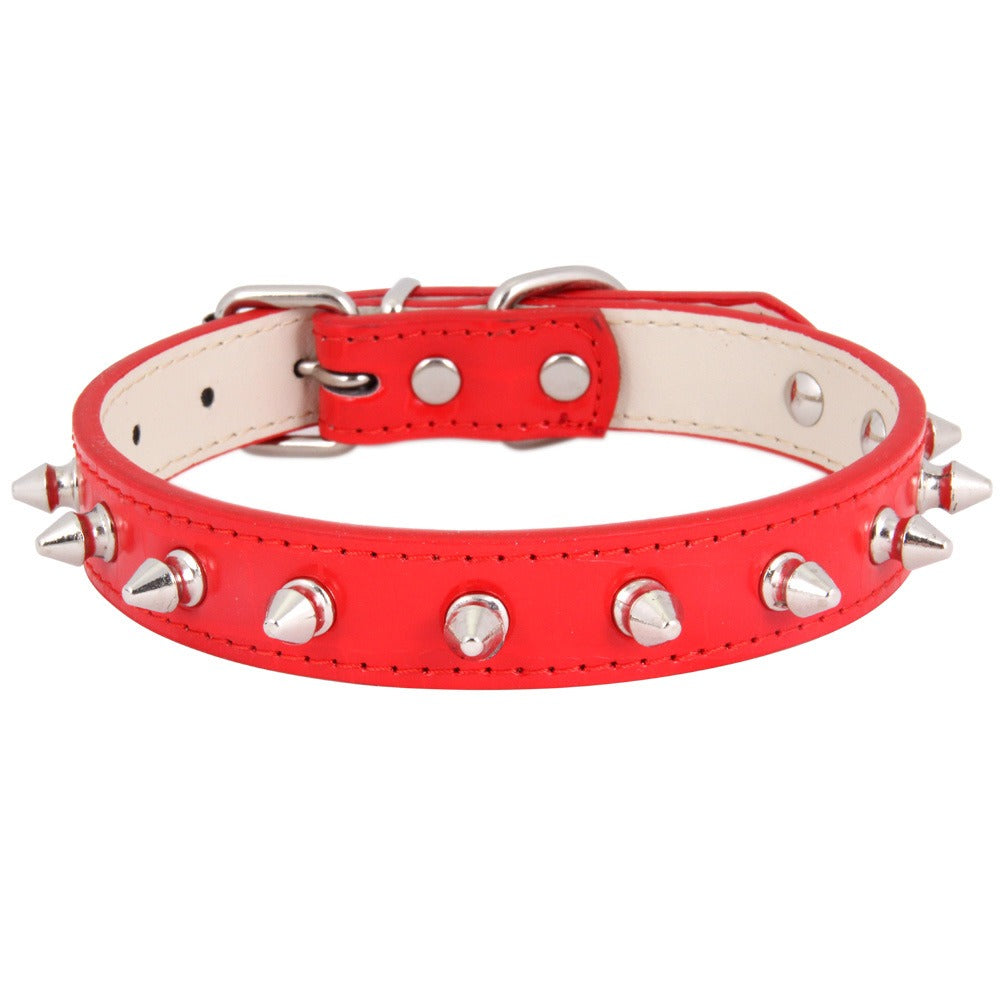 Leather Spike Collar