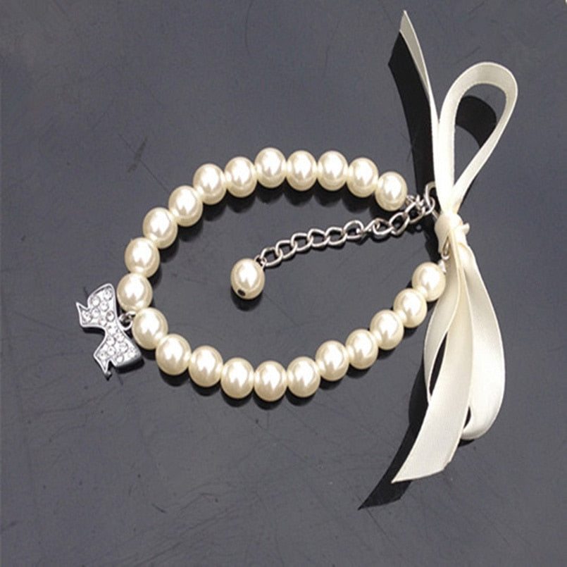 Pearl Pet Necklace