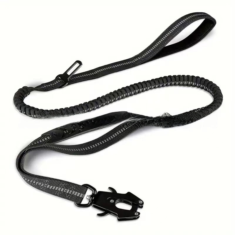 Dog Leash with Seat Belt Clip
