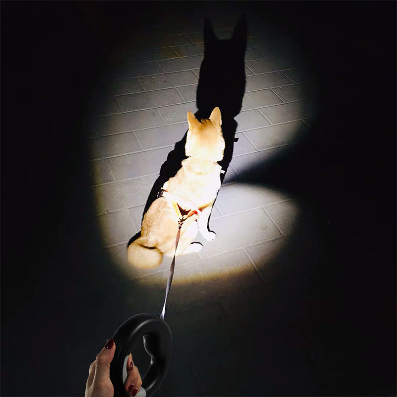 Retractable Leash with LED Light