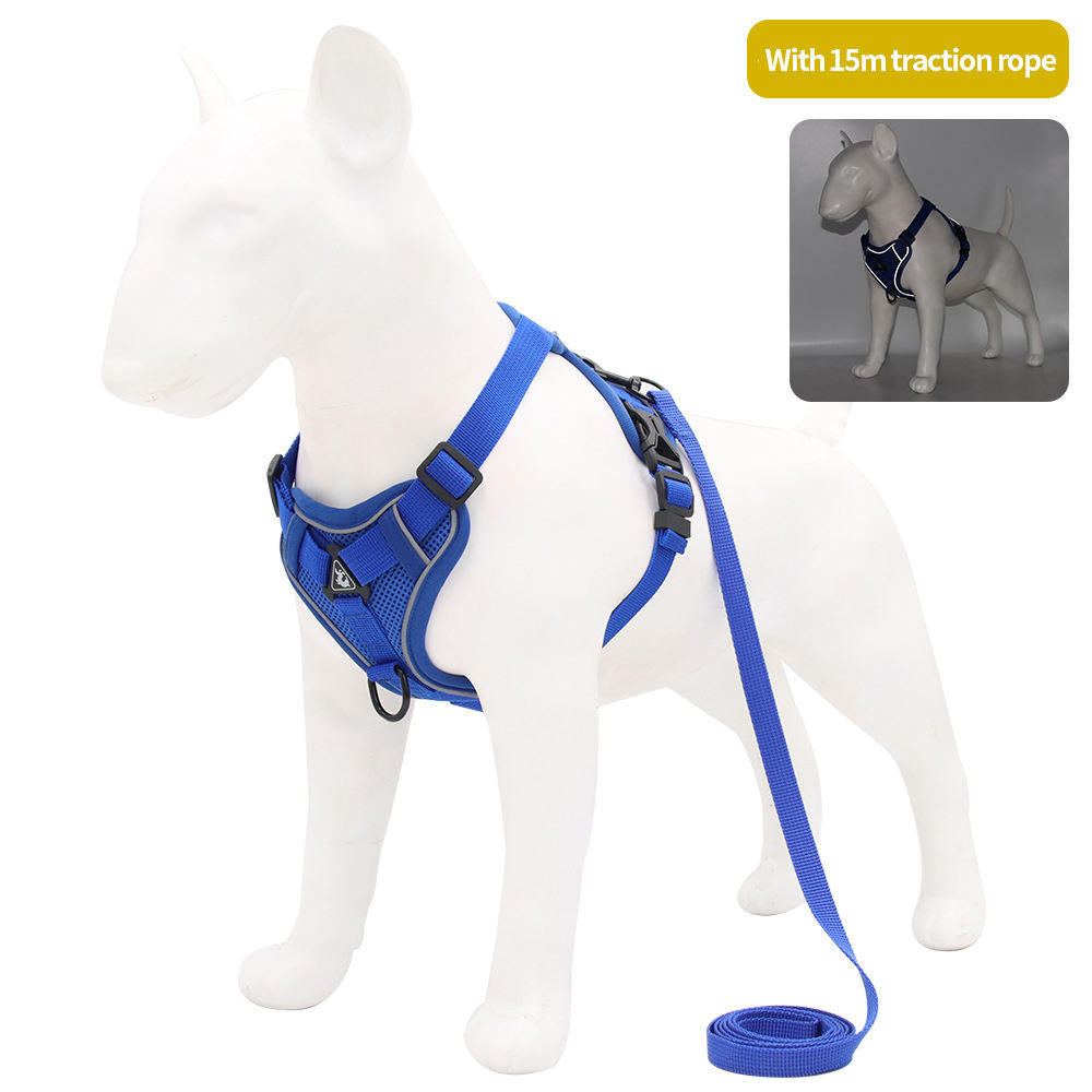 Reflective Y Front Harness/Leash Set
