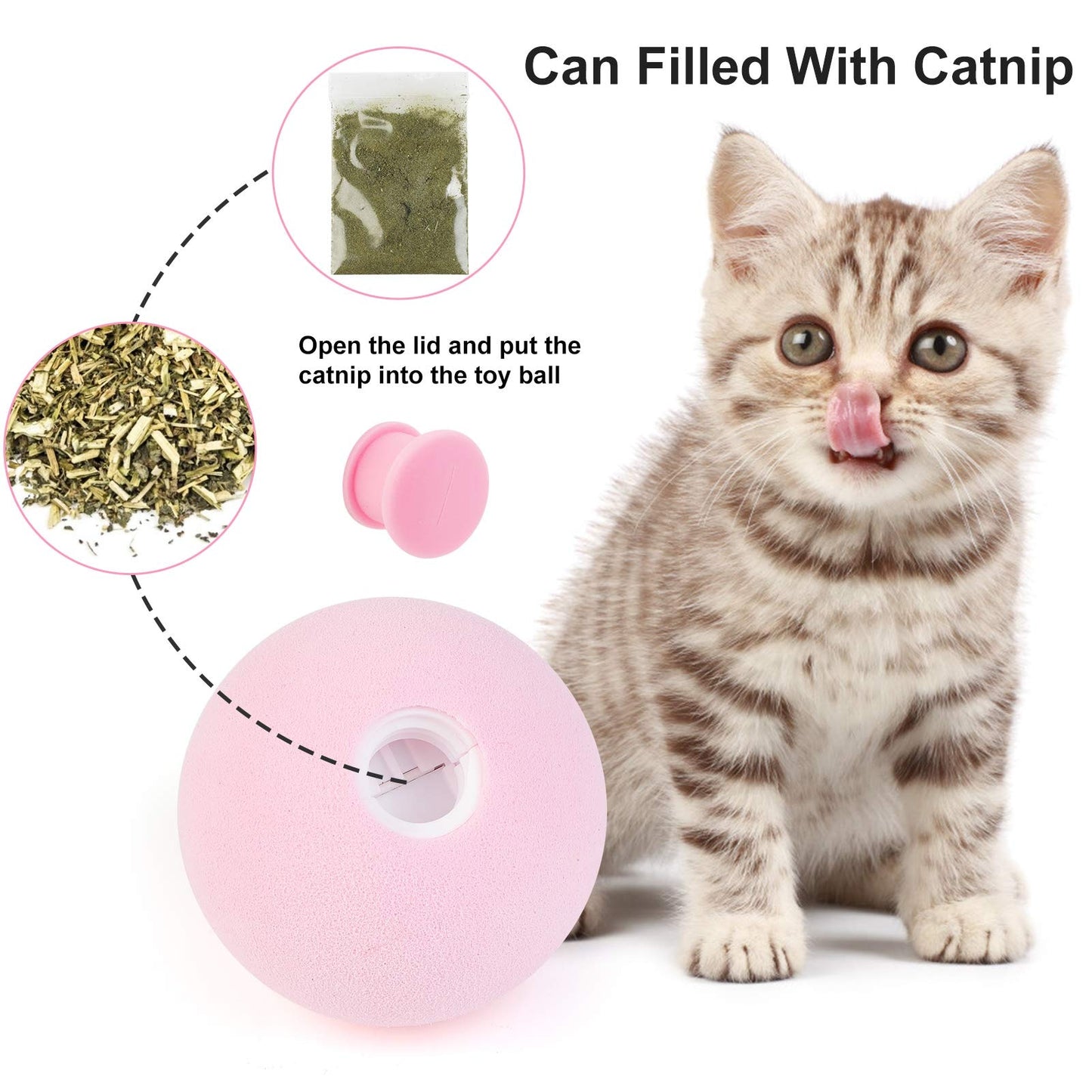 Rechargeable Interactive Cat Ball