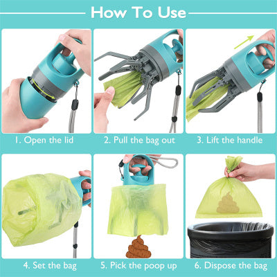 Pooper Scooper with Bag Dispenser