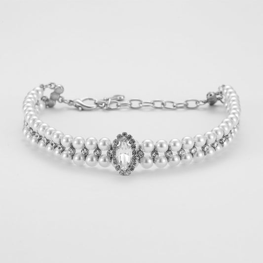 Pearl/Rhinestone Necklace