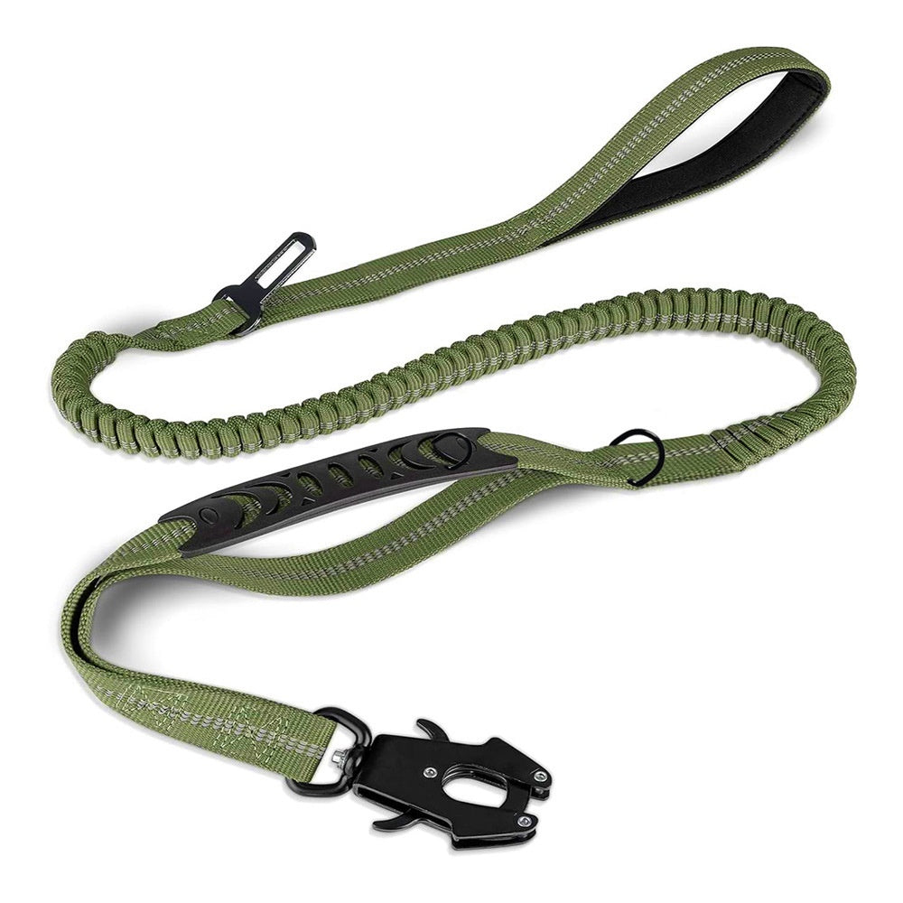 Dog Leash with Seat Belt Clip
