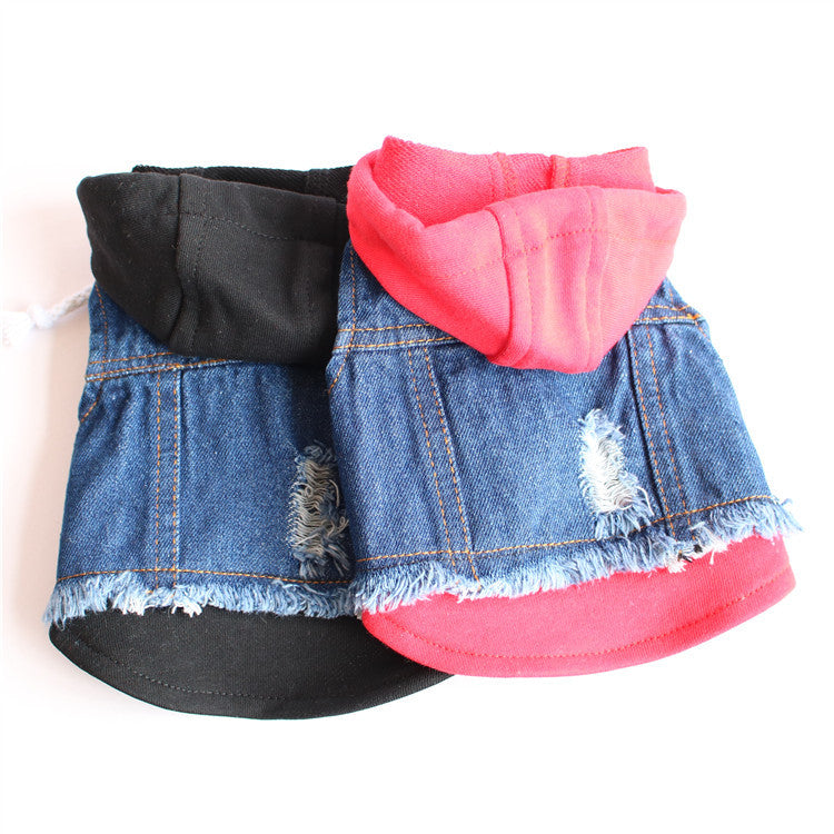 Denim hoodie