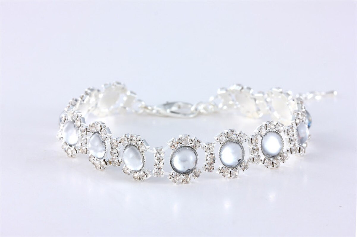 Pearl/Rhinestone Pet Necklace