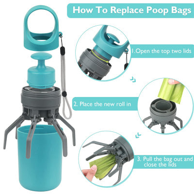Pooper Scooper with Bag Dispenser