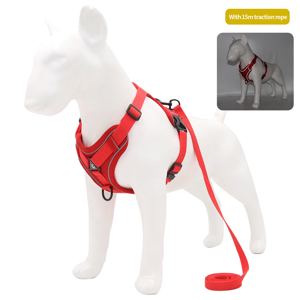Reflective Y Front Harness/Leash Set