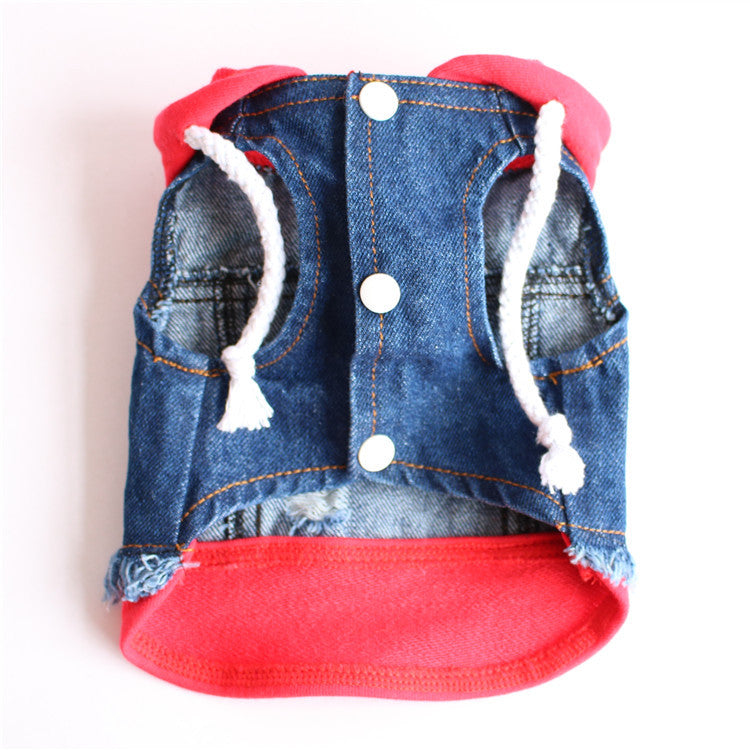 Denim hoodie