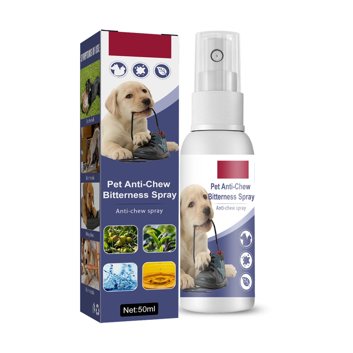 No chew bitter training spray