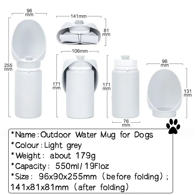Silicone Foldable Water Bottle Dispenser