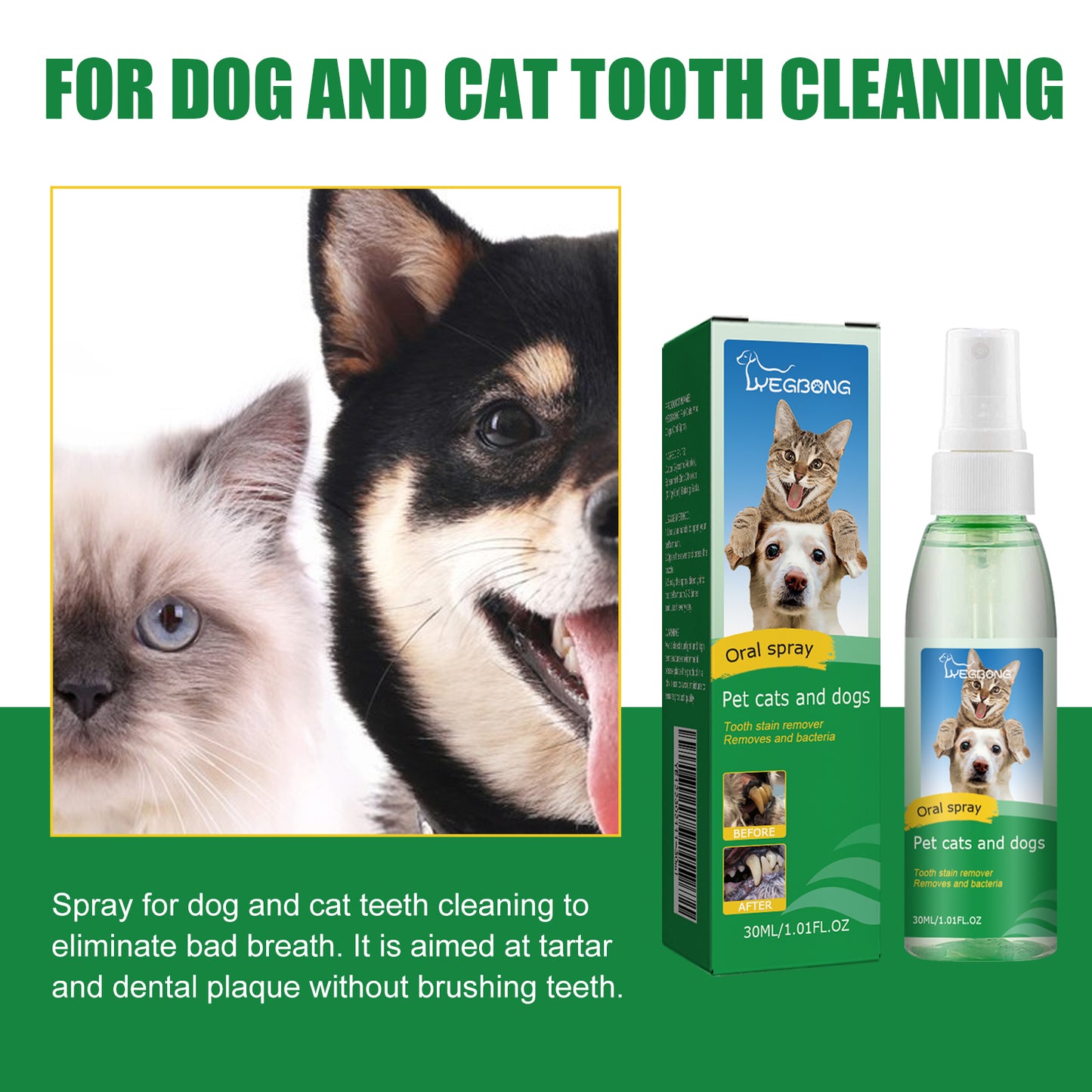 Mint fresh breath spray