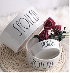 SPOILED Ceramic Food/Water Bowl