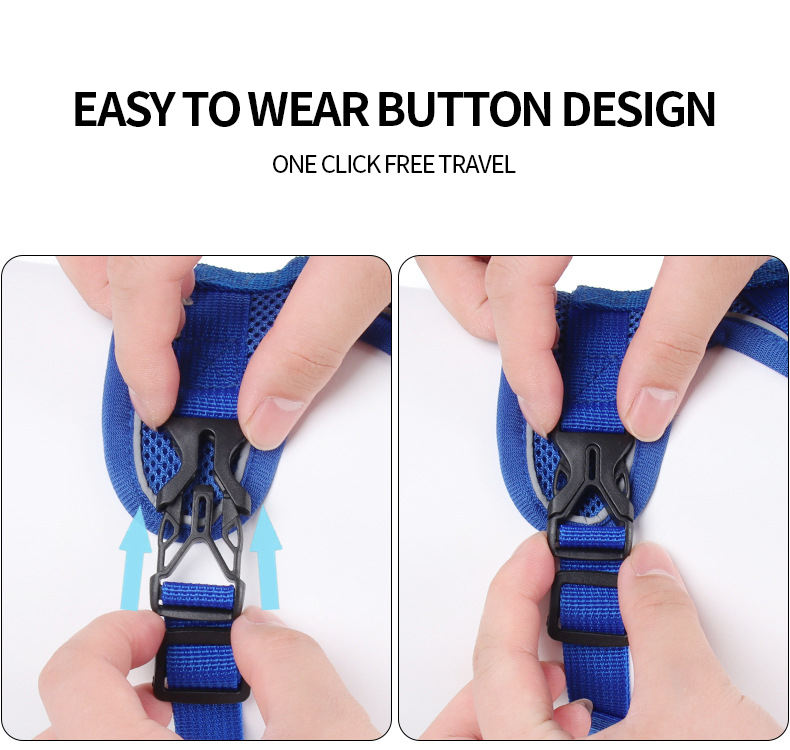 Reflective Y Front Harness/Leash Set