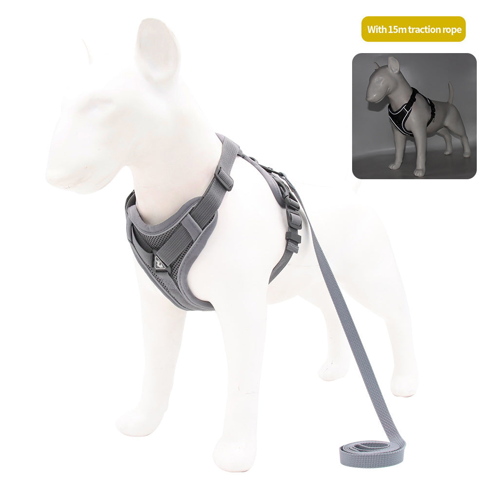 Reflective Y Front Harness/Leash Set