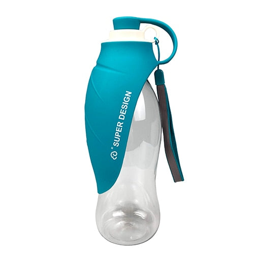 Portable Water Bottle Silicone Leaf Design