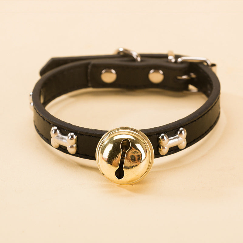 Leather Bell Collar