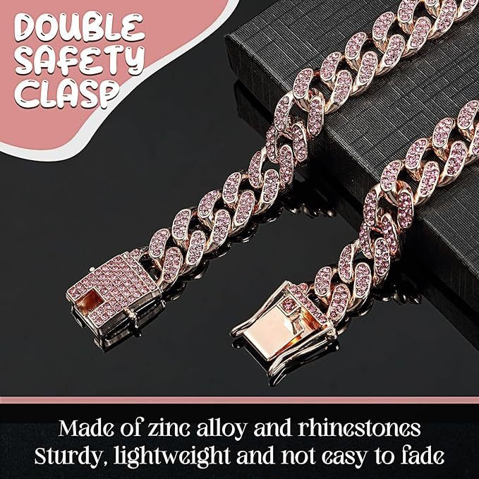 Lightweight diamond chain necklace
